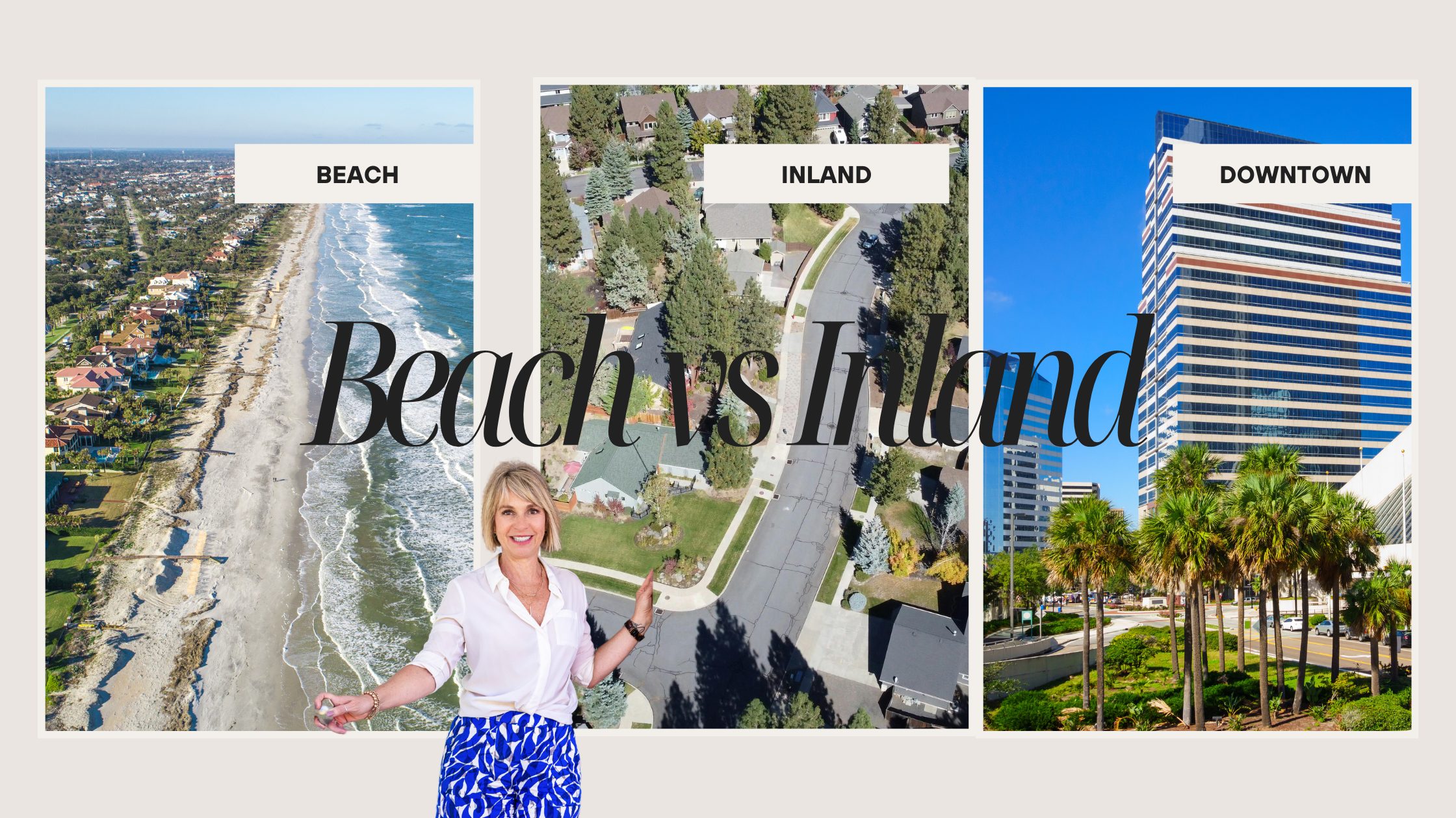 Jacksonville beach living vs inland living for
