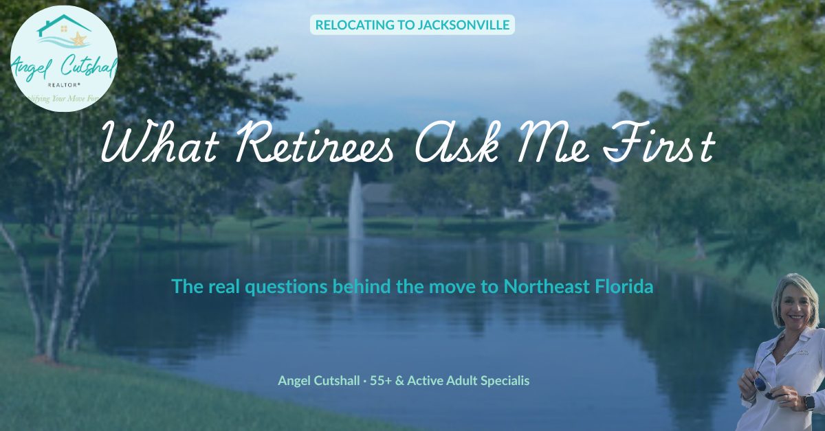 green space/pond in a Northeast Florida 55+ community